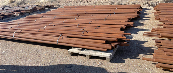 Used 3" W X 20' Long Steel Grinding Rods For 13'6" X 20' (4.1m X 6.1m) Rod Mill)